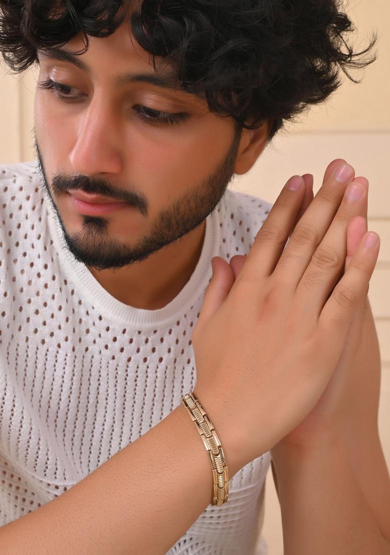 Stainless Steel Adjustable Titanium Magnetic Bracelets For Men