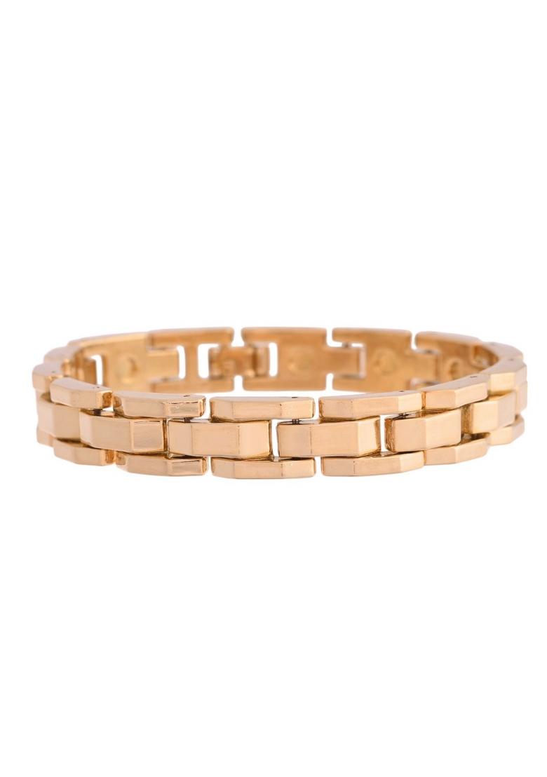 Golden Link Tungsten Magnetic Bracelet For Men