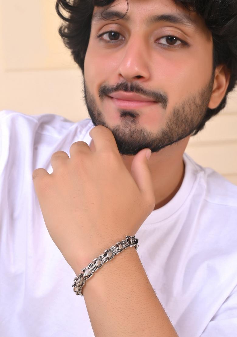 Men Stainless Steel Dragon Bracelet