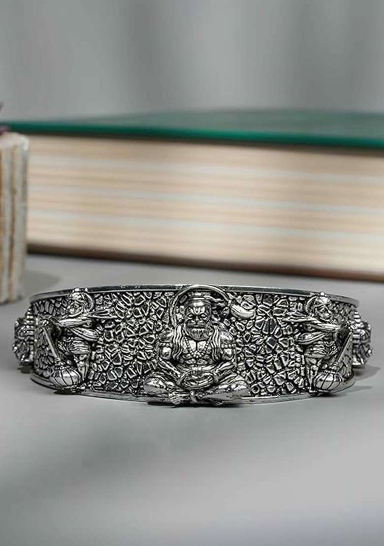 Silver Alloy Bracelet - Indya