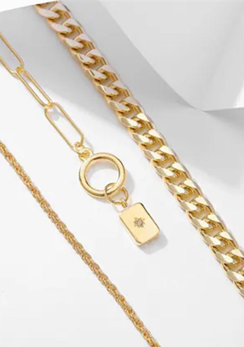 Golden Alloy Bracelet