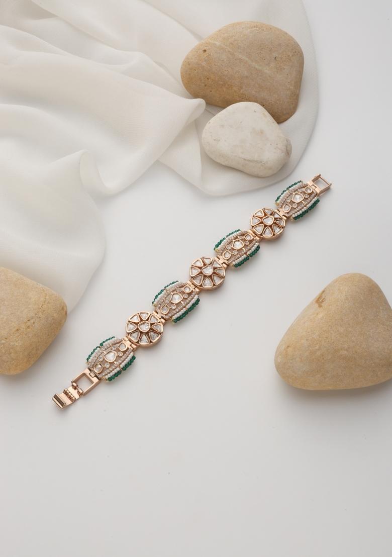 Green Polki Bracelet