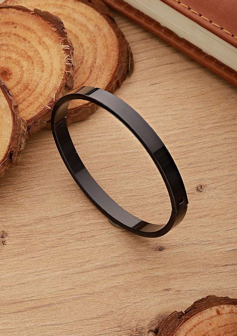 Men Stainless Steel Kada Bracelet - Indya