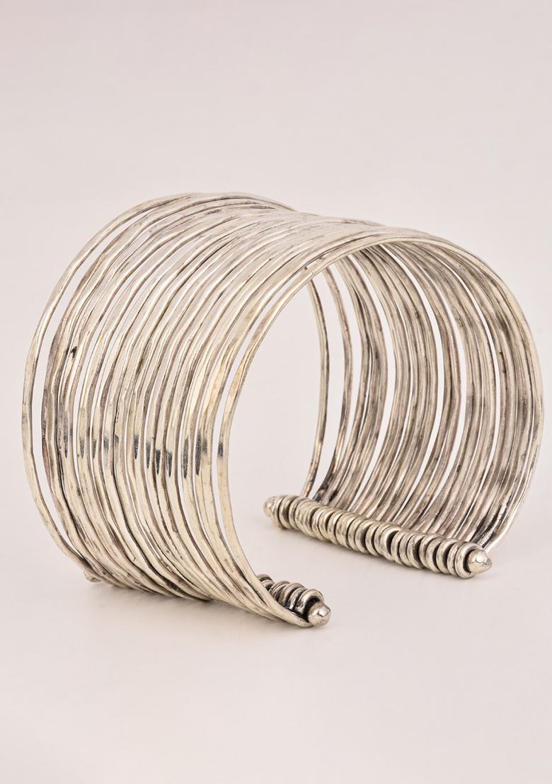 Adjustable Brass Bangle Cuff