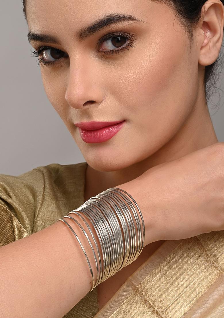 Adjustable Brass Bangle Cuff