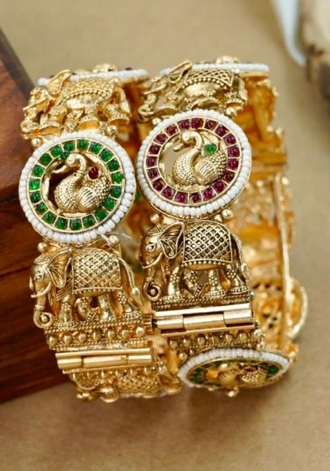Majestic Elephant Openable Kada