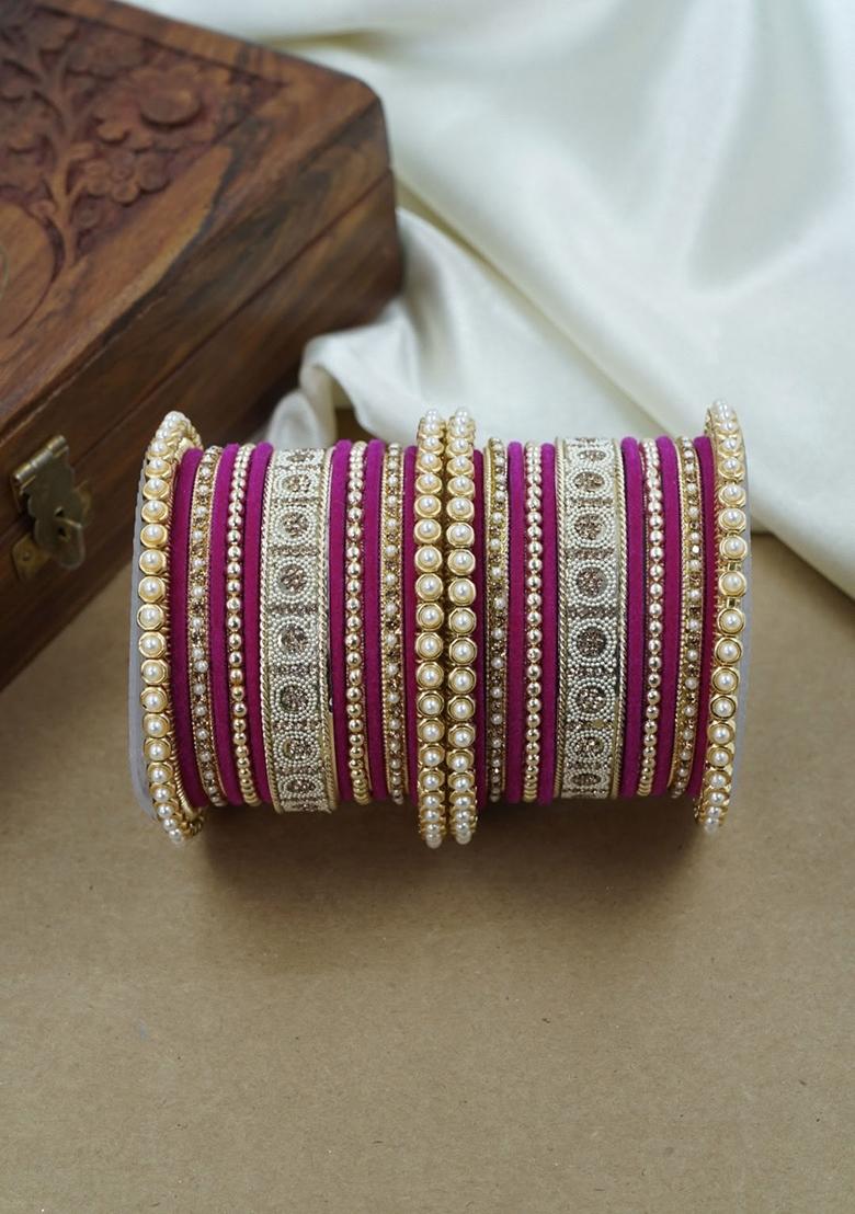Rani Traditional Metal Bangle Set