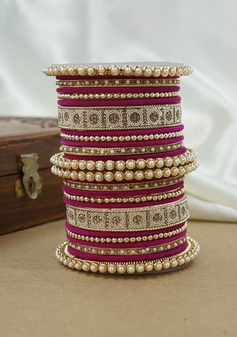 Rani Traditional Metal Bangle Set