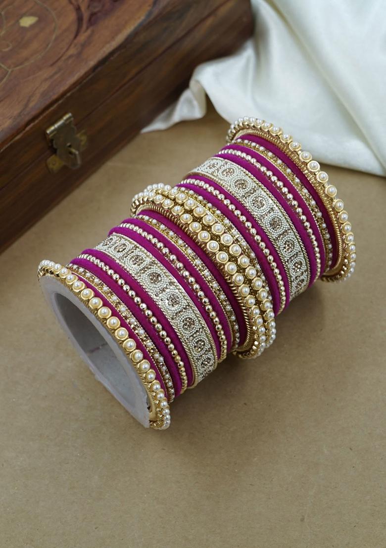Rani Traditional Metal Bangle Set