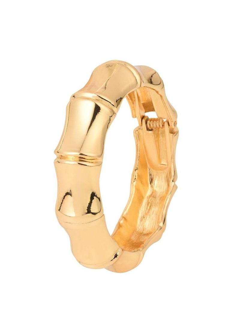 Gold Plated Kada Bracelet - Indya