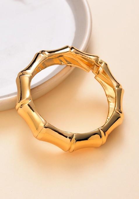 Gold Plated Kada Bracelet