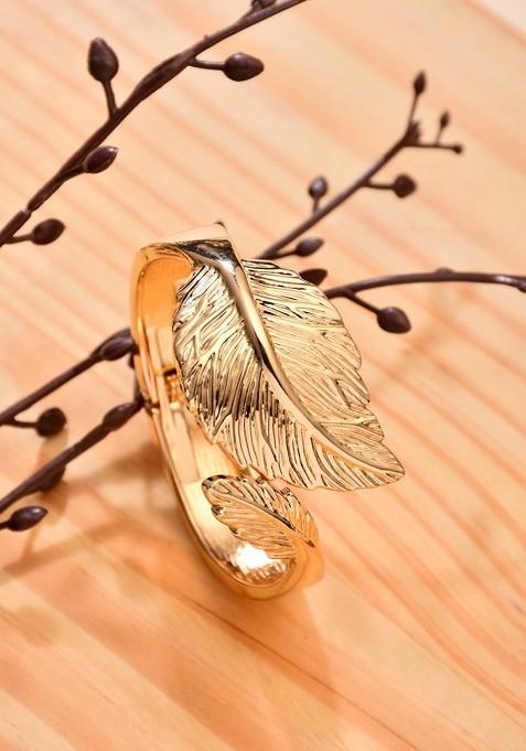 Gold Plated Kada Bracelet