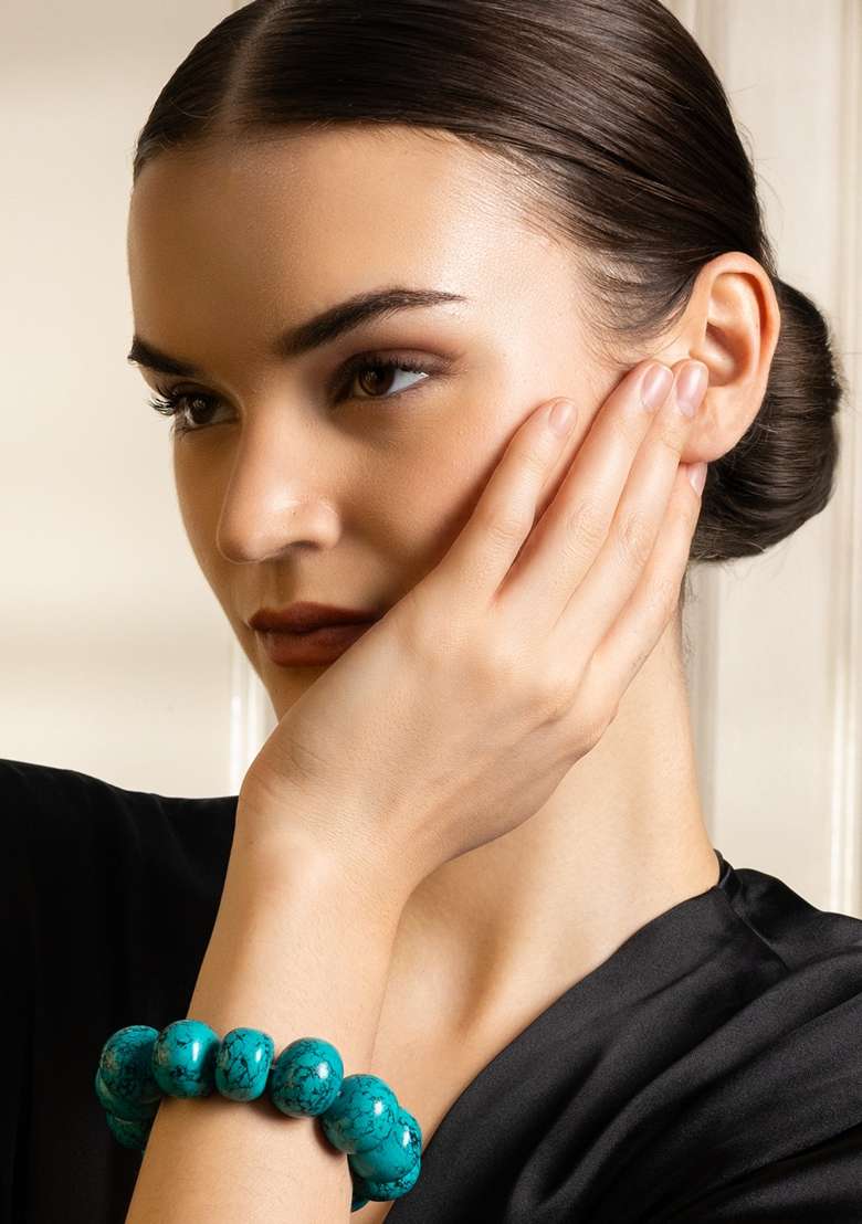 Beaded Elasticated Bracelet - Indya