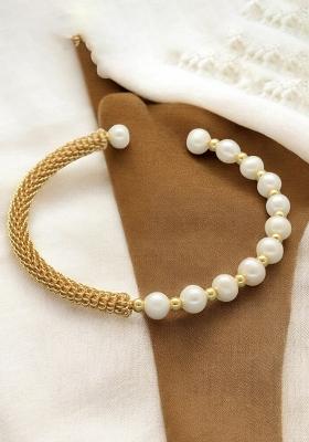 White Gold Plated Alloy Bracelet