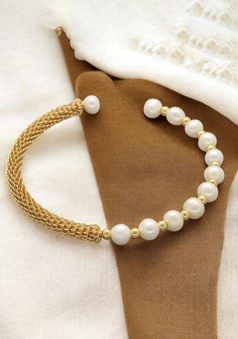 White Gold Plated Alloy Bracelet