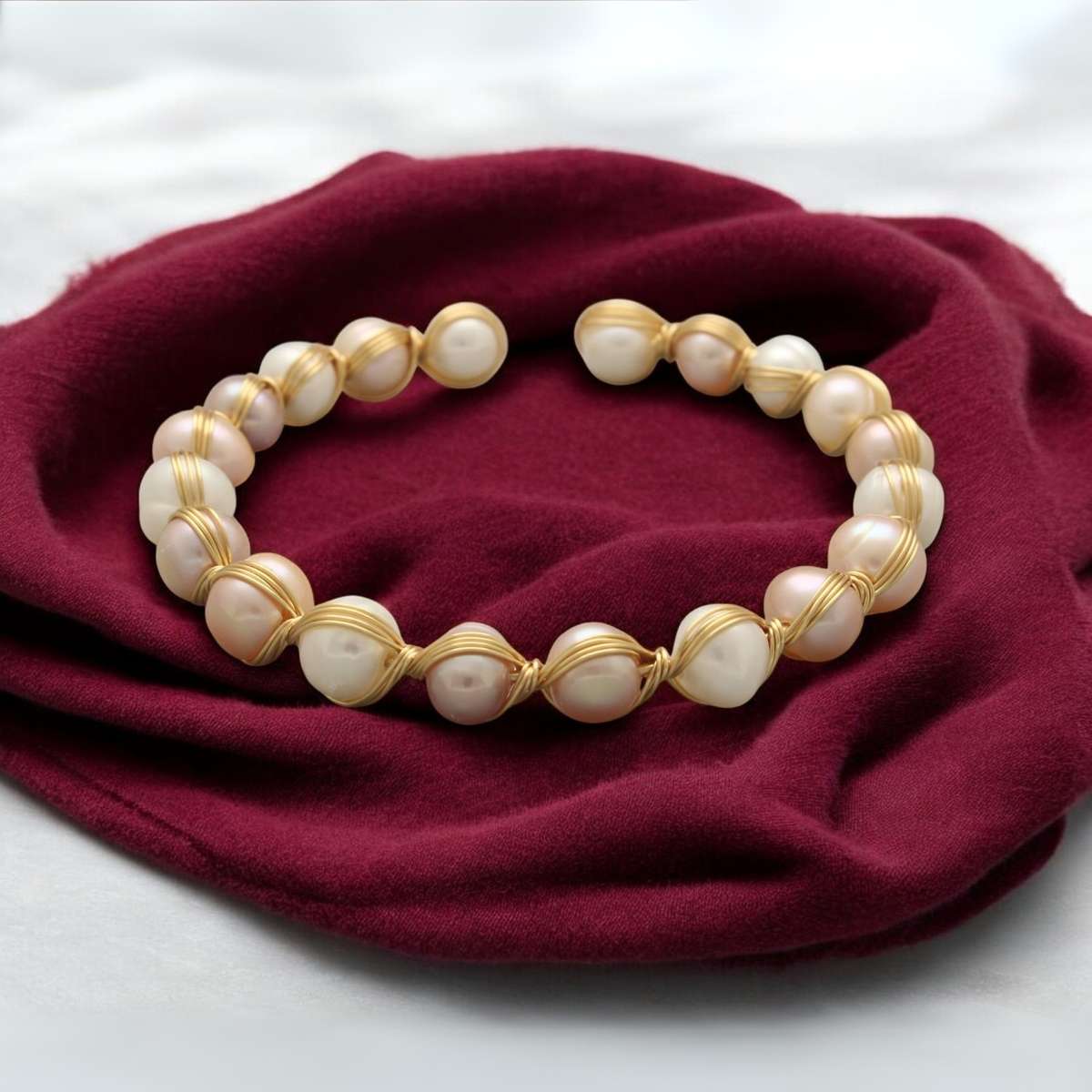 Multicolor Gold Plated Alloy Bracelet - Indya