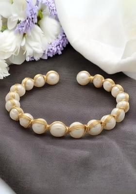 White Gold Plated Alloy Bracelet