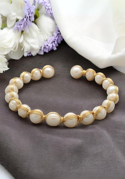 White Gold Plated Alloy Bracelet