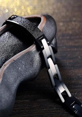 Black Preminum Stainless Steel Bracelet For Women