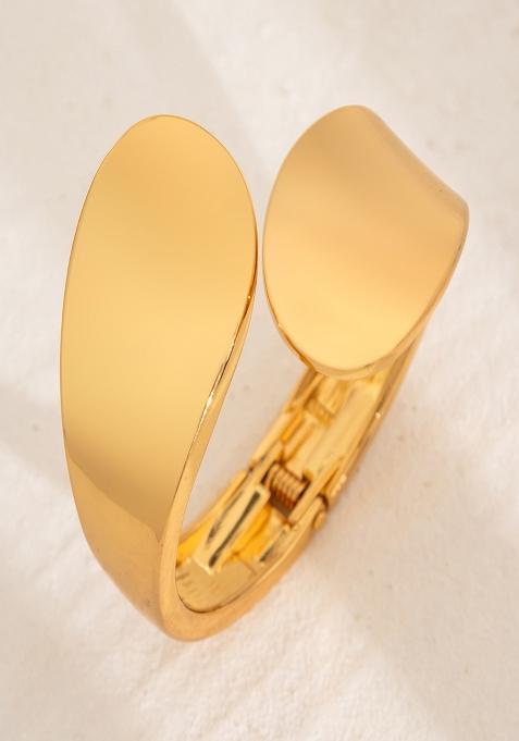 Gold Open Alloy Bracelet For Women