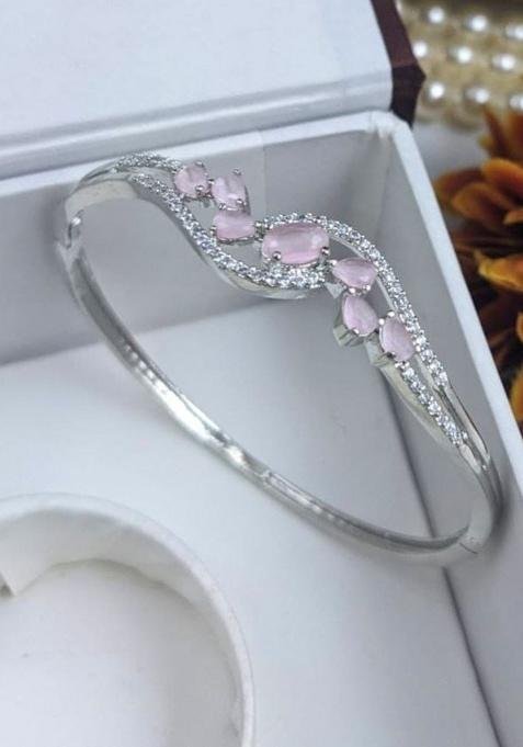 Baby Pink Fancy Alloy Bracelet