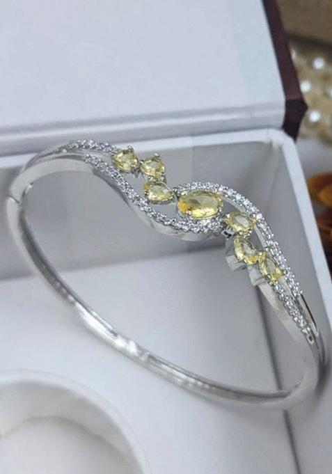 Yellow Fancy Alloy Bracelet