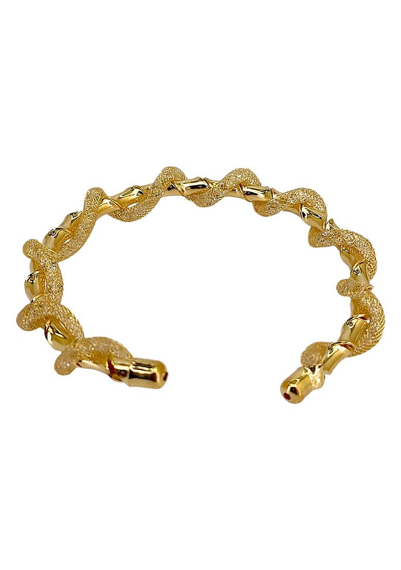 Golden Alloy Bracelet - Indya