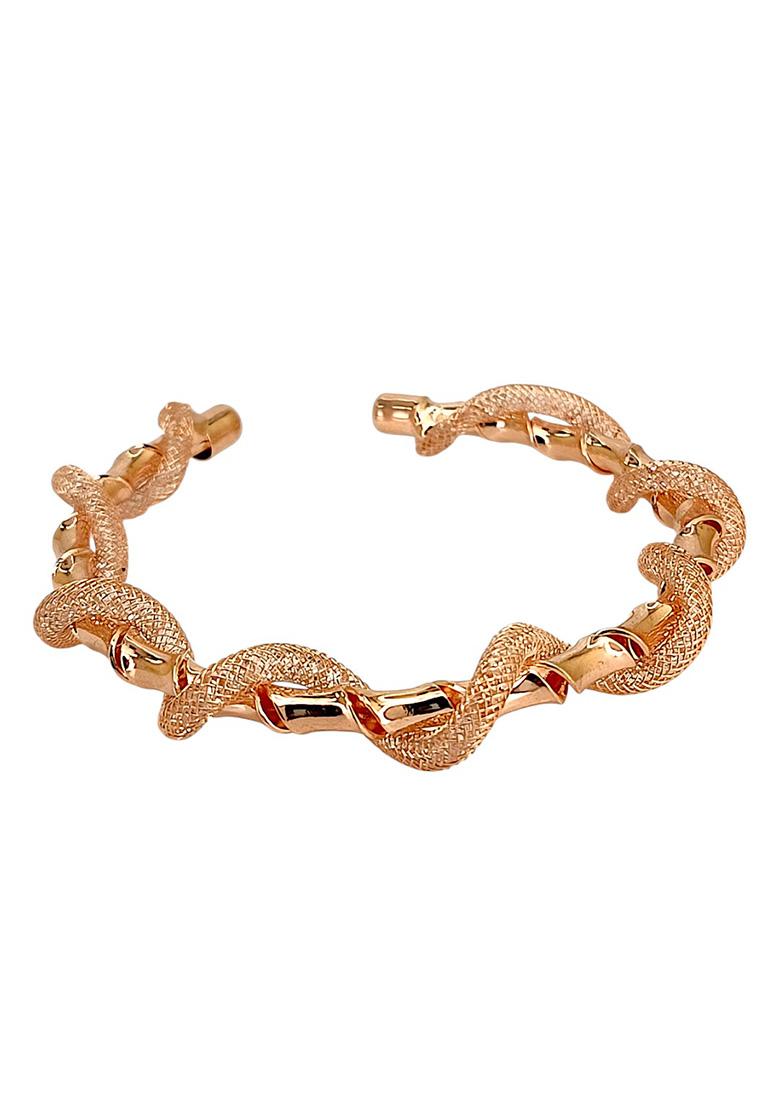 Rose Gold Alloy Bracelet - Indya