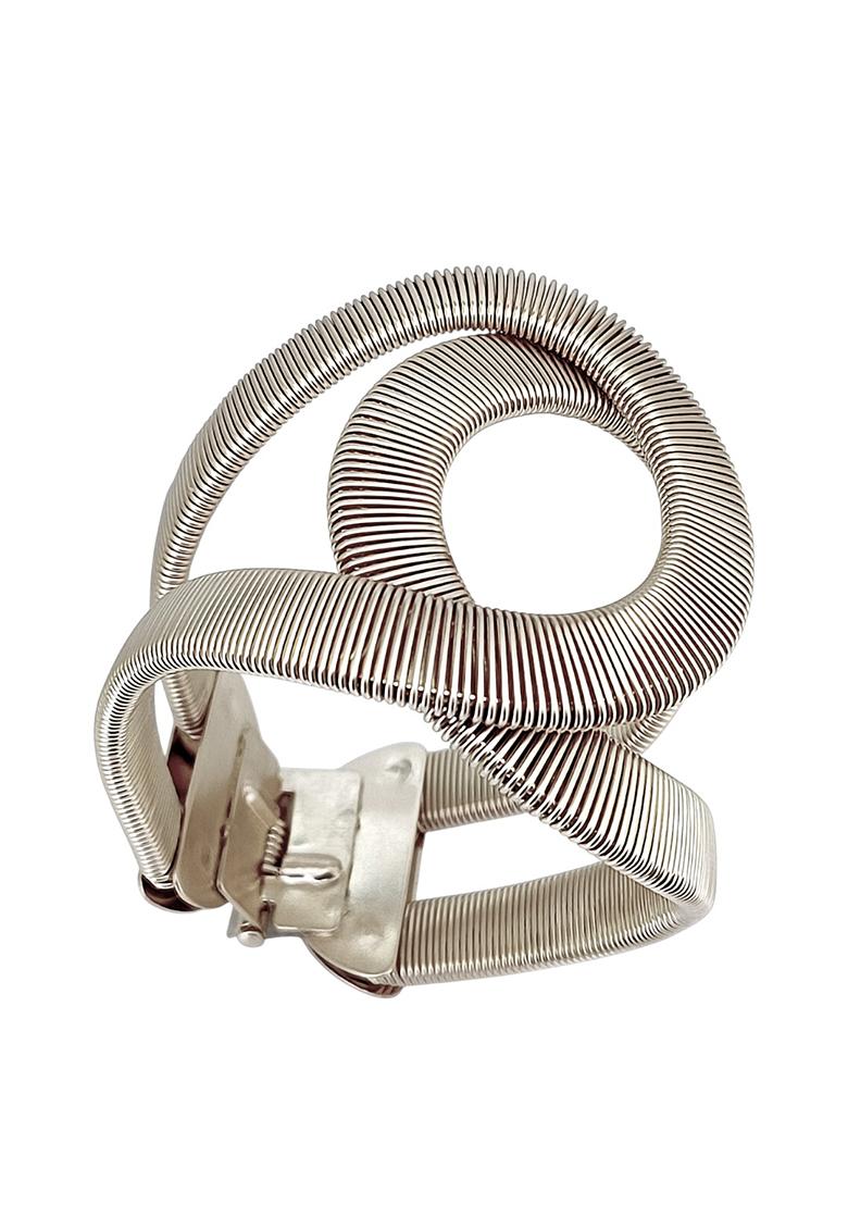 Silver Alloy Bracelet - Indya