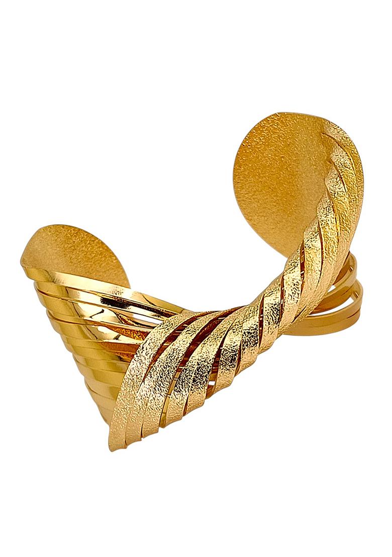 Golden Alloy Bracelet - Indya