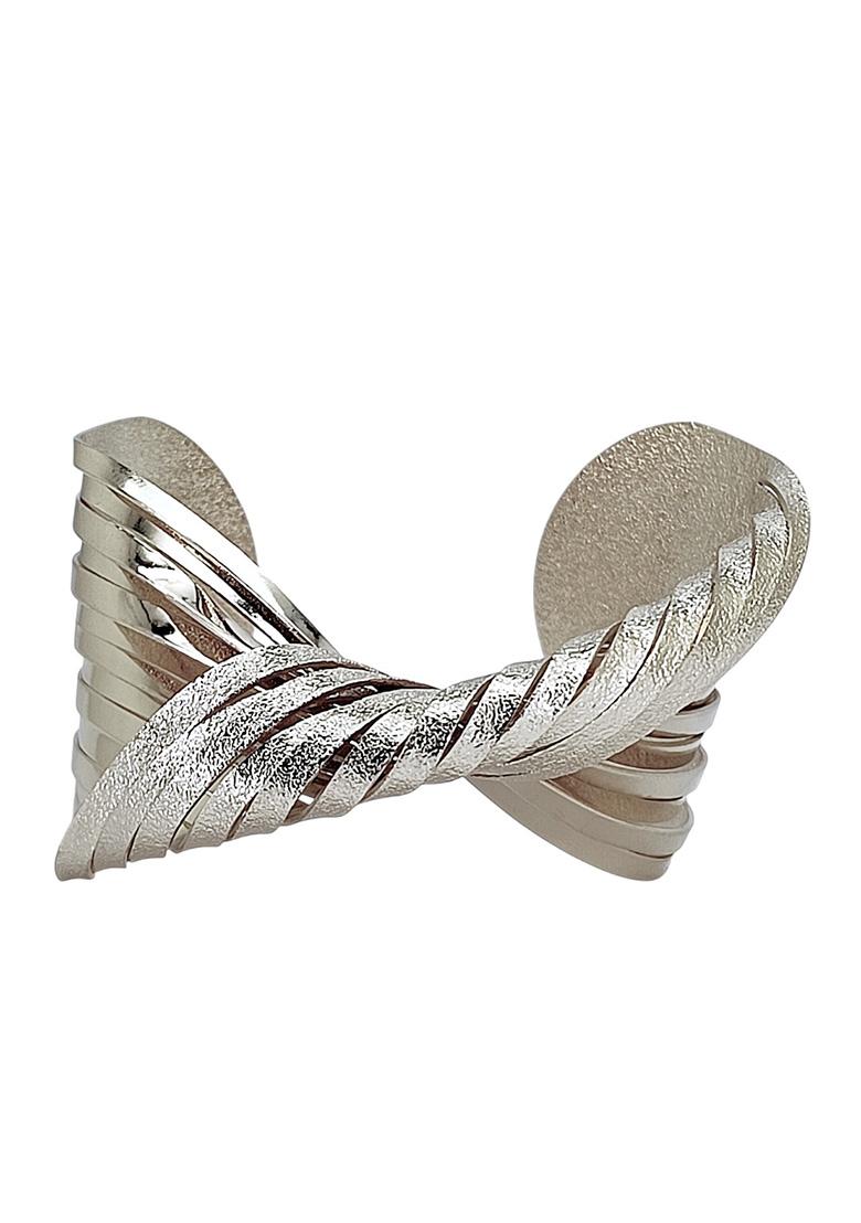 Silver Alloy Bracelet - Indya