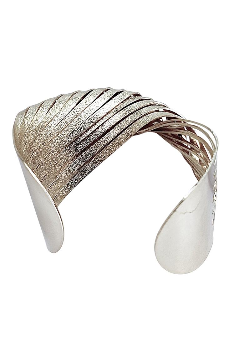 Silver Alloy Bracelet - Indya