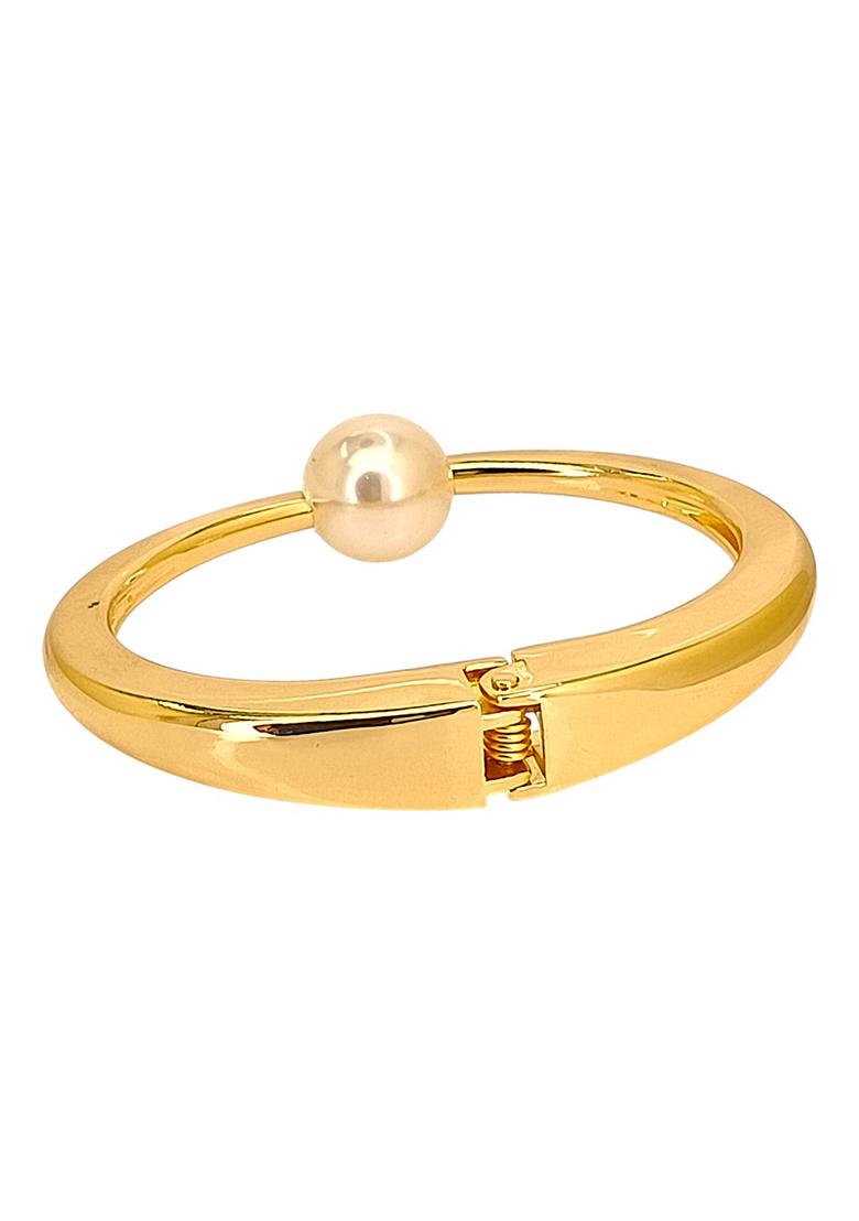 Golden Alloy Bracelet - Indya