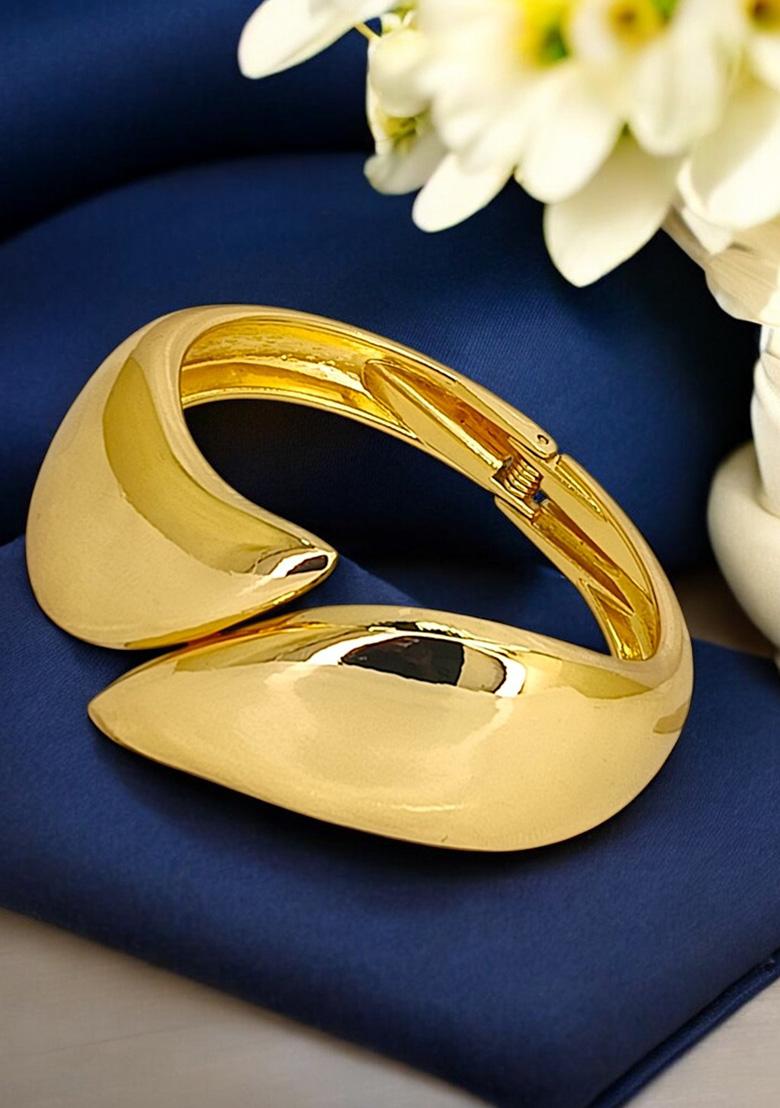 Golden Alloy Bracelet - Indya