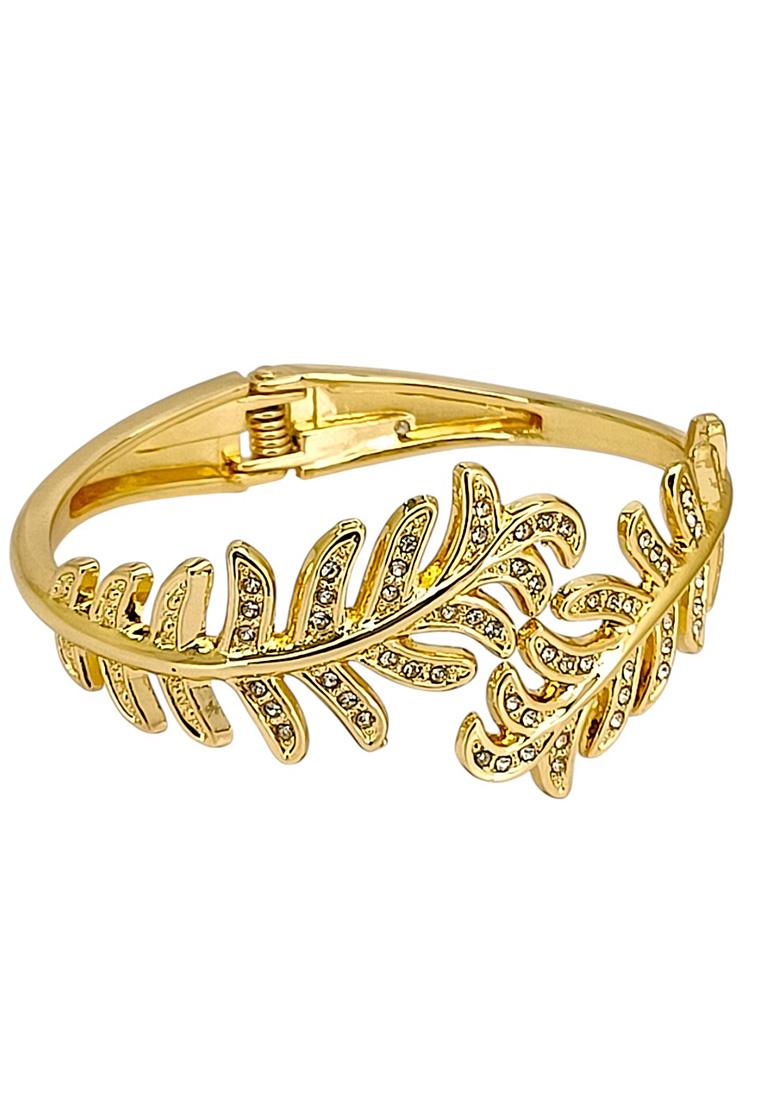 Golden Alloy Bracelet - Indya