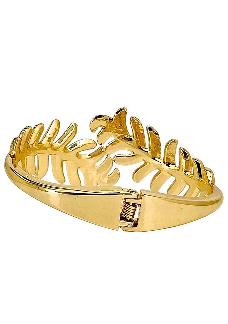 Golden Alloy Bracelet - Indya