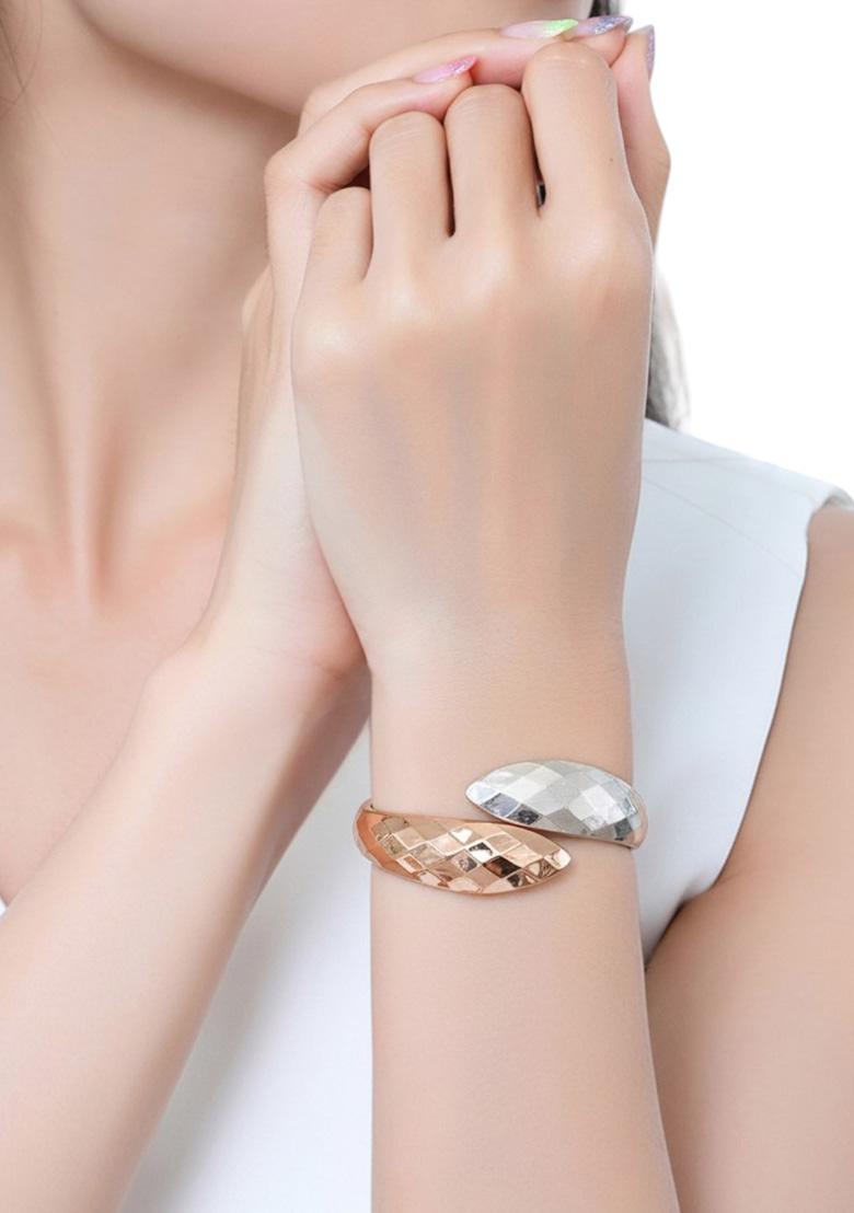 Golden Alloy Bracelet - Indya