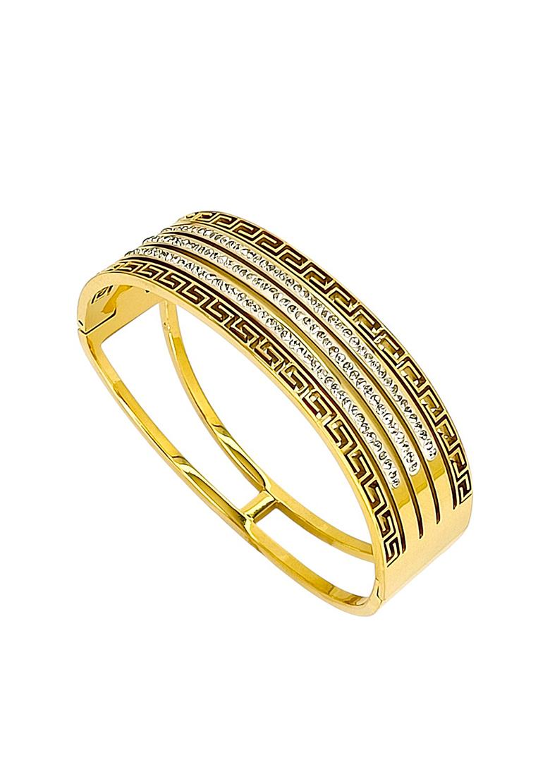 Golden Alloy Bracelet - Indya
