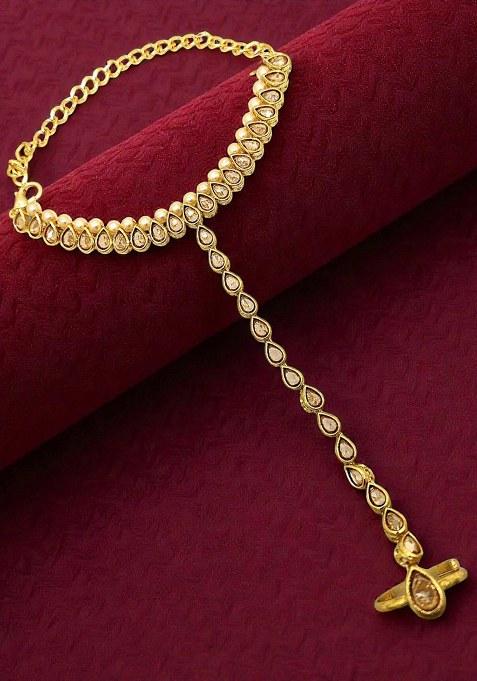 Golden Alloy Bracelet