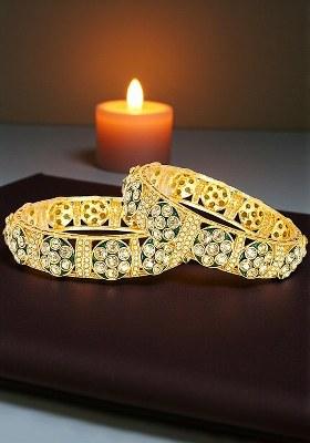Golden Alloy Bangles