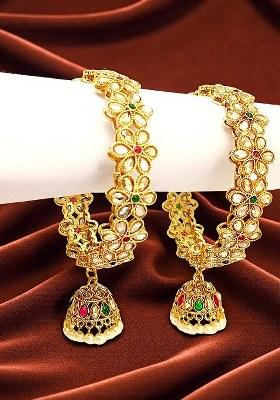 Golden Alloy Bangles