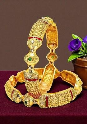 Golden Alloy Bangles