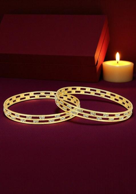 Golden Alloy Bangles