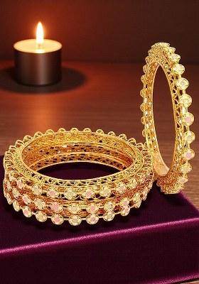 Golden Alloy Bangles