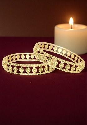 Golden Alloy Bangles