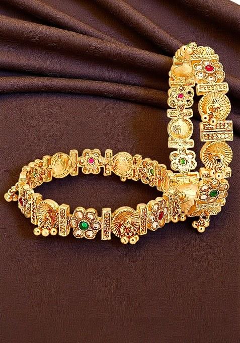 Golden Alloy Bangles