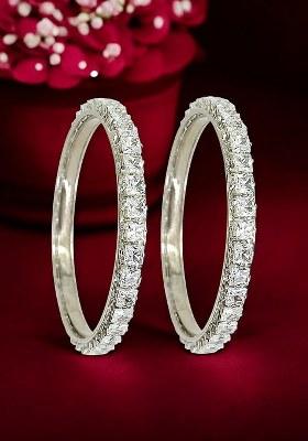 Silver Alloy Bangles