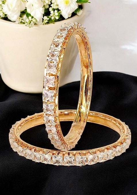 Golden Alloy Bangles
