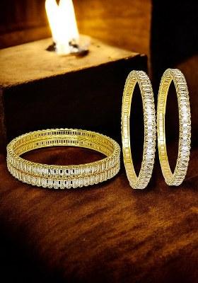 Rose Gold Alloy Bangles