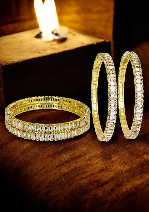 Rose Gold Alloy Bangles